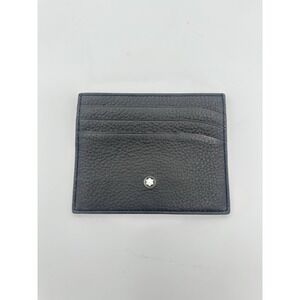 Montblanc Meisterstuck Men's Grain Leather Wallet - Black 6CC